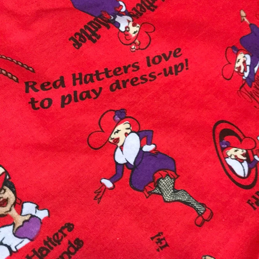 Unbranded Red Cartoon Print Scarf‎ Wrap